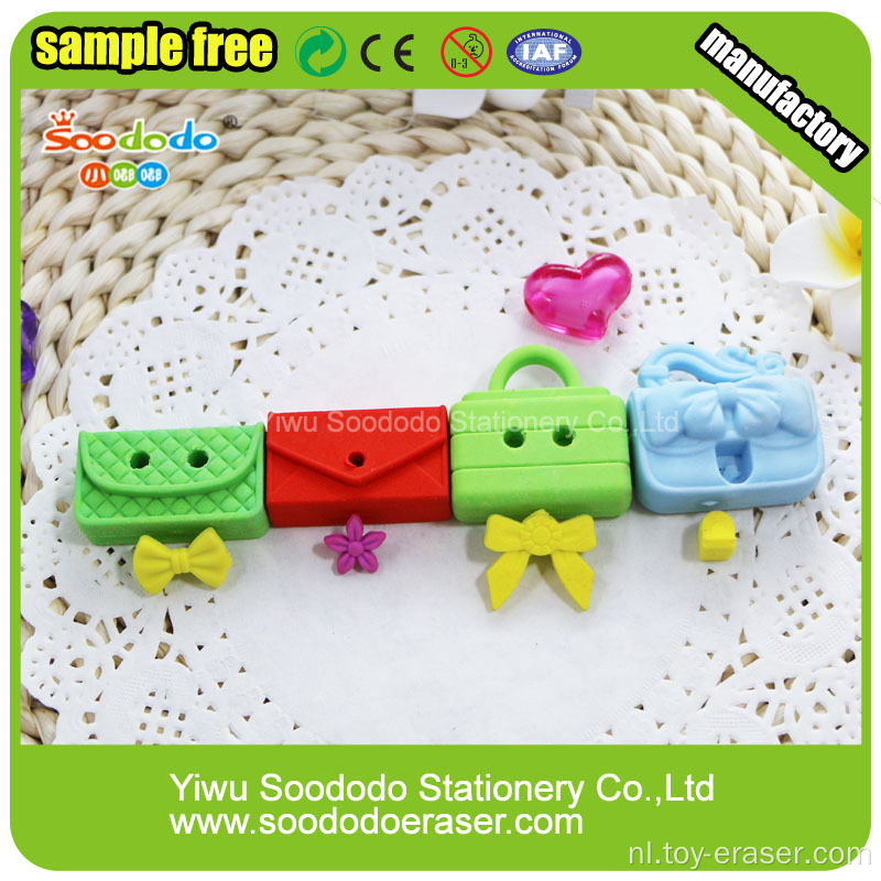 SOODODO Eco-vriendelijke 3D Red Lady Kevers Shaped Eraser