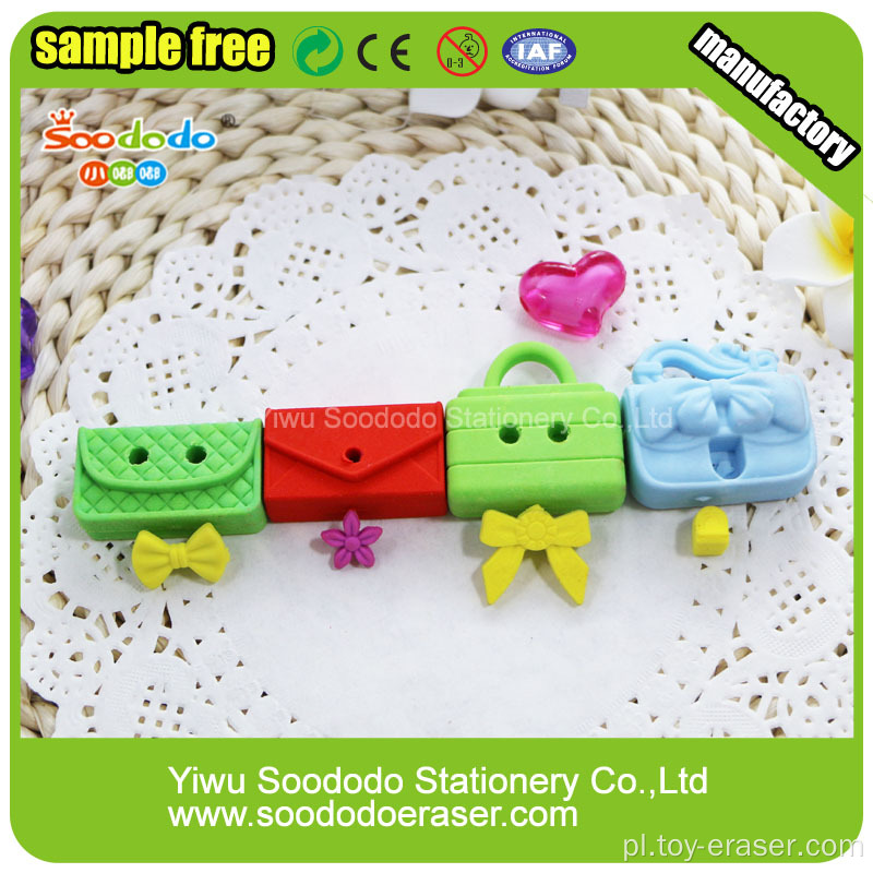 SOODODO Eco-friendly 3D Red Lady Beetles Shaped Eraser