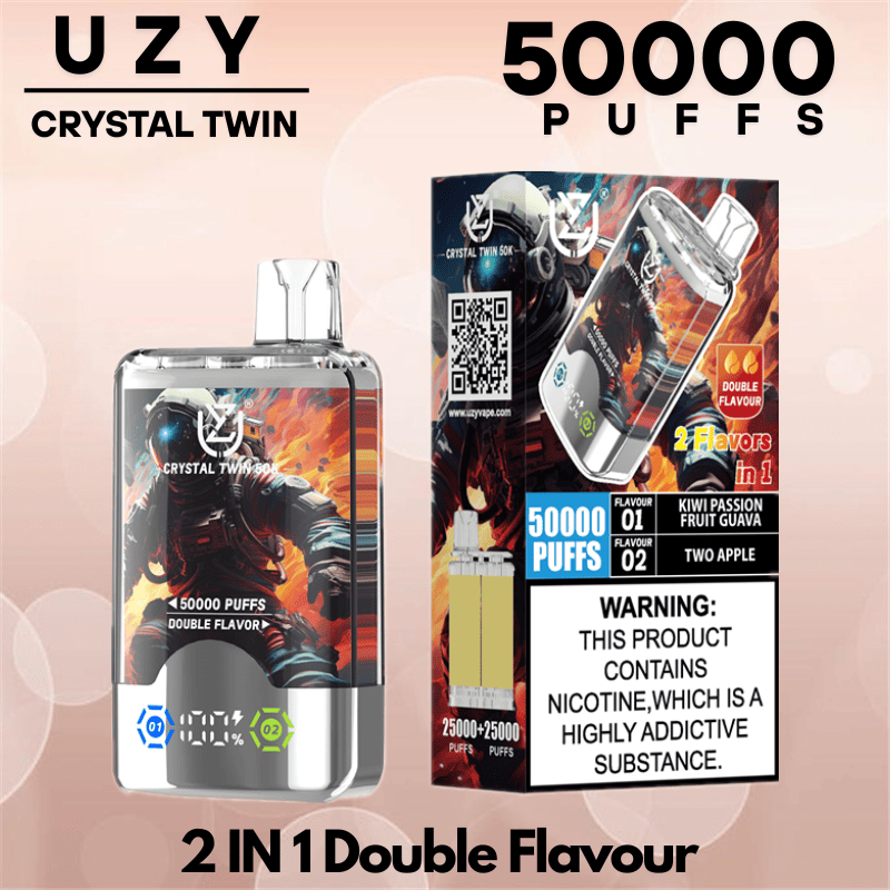 UZY Crystal 50000 PUFFS Box Mod France UZY Crystal 50000 PUFFS Box Mod France
