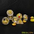 Bescon YellowDuck RPG Würfel 7er Set, Neuheit Yellow Duck Polyhedral Game Würfel Set