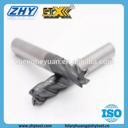 hoya glass milling tungsten cnc carbide end mill cutter