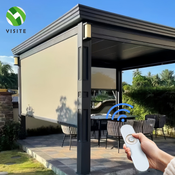 Outdoor Roller Blinds for Pergolas, Gazebos, Balconies, and Sun Rooms