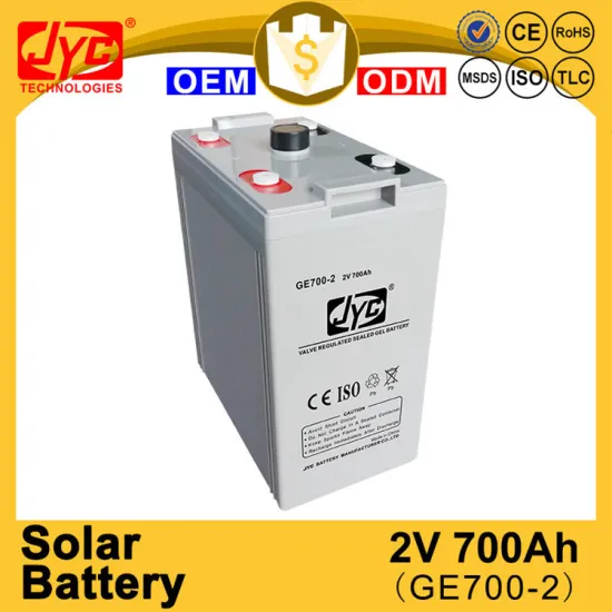 factory product 700ah 2v solar battery free sample