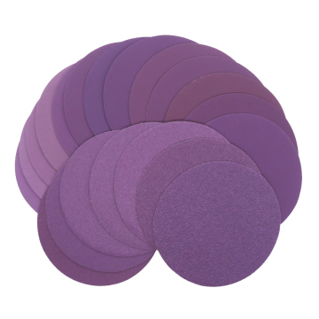 High-Quality 5 Inch 125mm 360A Purple Hook and Loop Sanding Disc