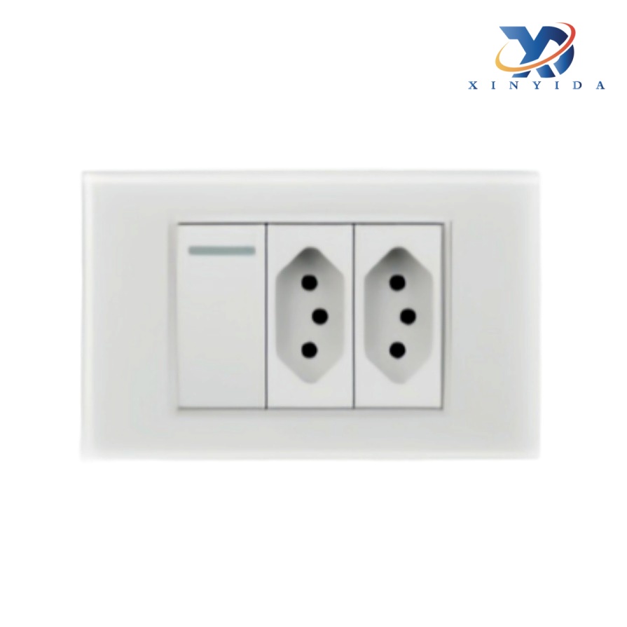 Bahagian Tembaga Switch Wall untuk soket Brazil