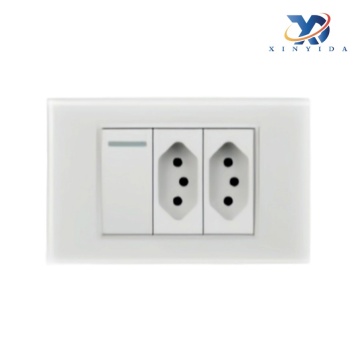 สวิตช์ผนังชิ้นส่วนทองแดงสำหรับเต้ารับบราซิล