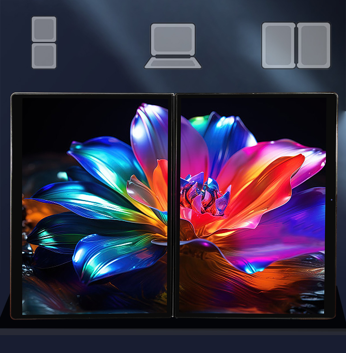 Dual-Screen Touch Screen