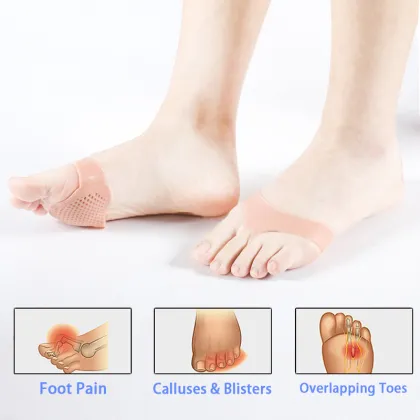 Silicone Gel Padded Forefoot Insoles Honeycomb High Heel Shoes Pad Gel Insoles Breathable Health Care Massage insoles for feet