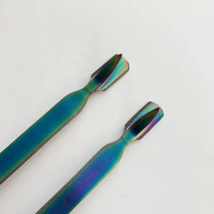 Wholesale Manicure Metal Cross Lock Reverse Nail Tweezers for Salon or DIY