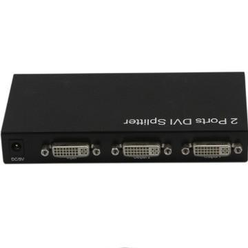 2 ports DVI splitter has the ability of buffering and amplifying