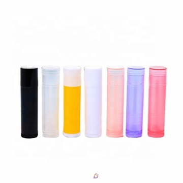 High-Quality 5G Pink Purple Black White Plastic Lip Balm Tube Container/Chapstick Container
