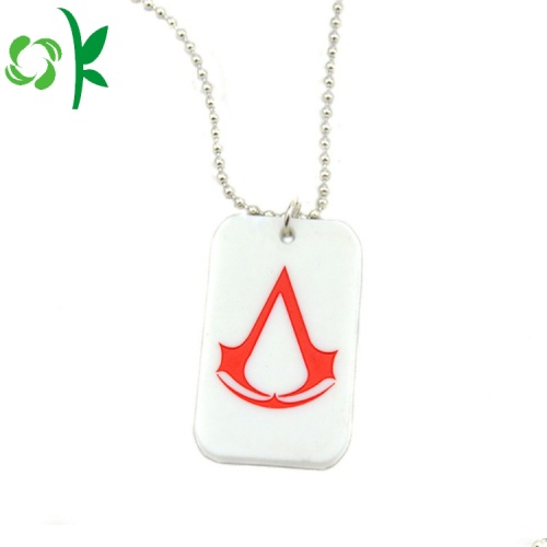 Silicone không thấm nước Dog Tag Mã QR Pet Tag