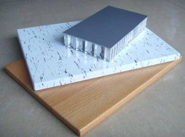 Exterior wall cladding wood grain honeycomb panels aluminium