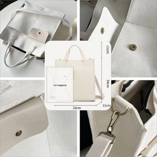 Promotional Eco-friendly casual canvas tote bags