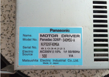 Panasonic Driver P326F-040MSG-A N1P326F40MSGA
