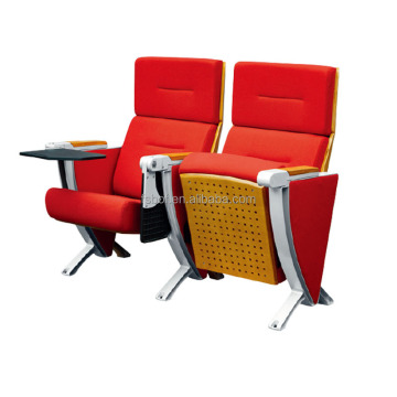 Modern Conference Room Training Chair with Writing Table - Theater Chairs for Auditorium Seats