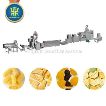 bugles 3d extrusion food making machine corn extruding fried bugles snacks making machine
