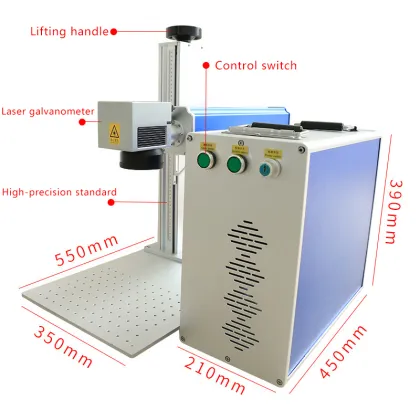 Fiber Laser Engraving Machine for Cigarette Metal Jewelry Zippo Lighter Custom Logo Printing
