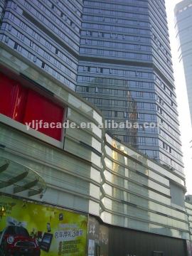 Aluminium Unitized Glass Structural Curtain wall system