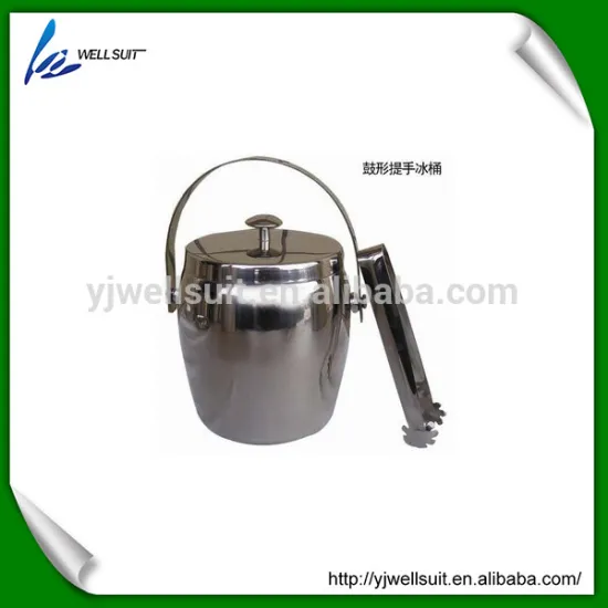 china colorful new design unique ice tong with large ice bucket