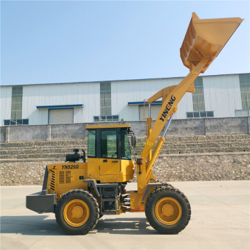 Rated load 2 ton mini articulated wheel loader CE approved