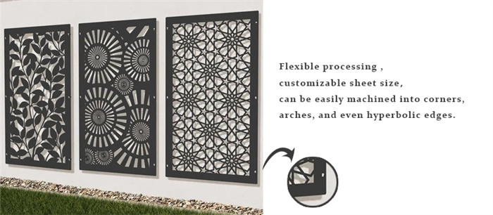 decorative privacy screen