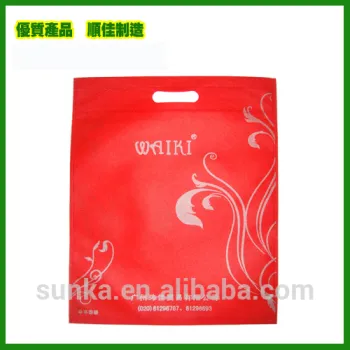 Eco-friendly Machine-made Non Woven Punching Hole Bag