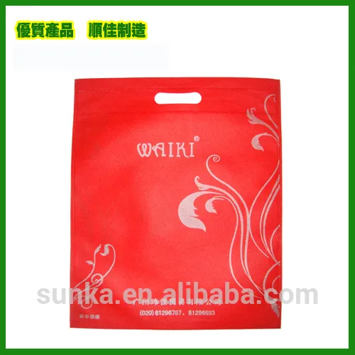 Eco-friendly Machine-made Non Woven Punching Hole Bag