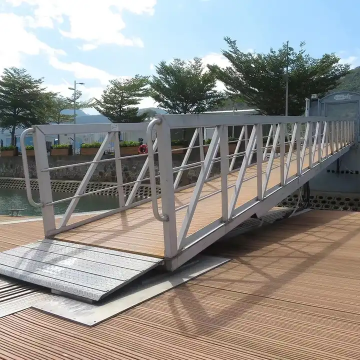 Premium Marine Aluminium Gangway Pontoon Jetty Gangway with Ramp