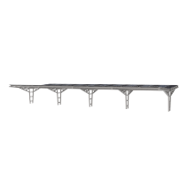 Double Row Iron Parking Shed