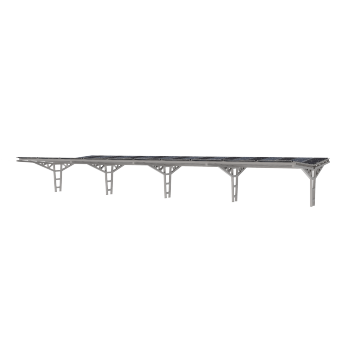 Double Row Iron Parking Shed