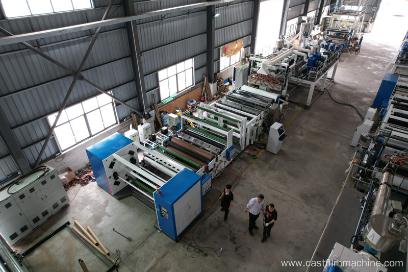 Mexico Double Station Cast Cpp Film Extrusion Line