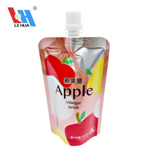 Liquid Pouch Custom Stand Up Pouches For Juice With Nozzle Supplier