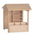 Dollhouse rumslåda liten butik 1/12 skala