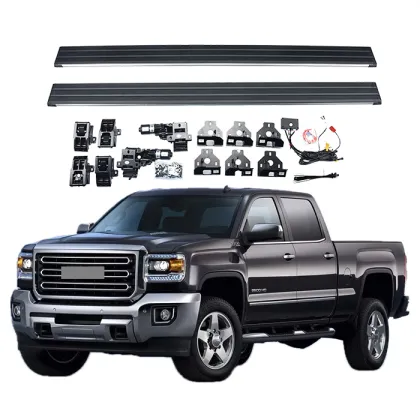 Auto Parts: Electric Side Step for GMC Sierra Pickup 4x4 - Exterior Accessories