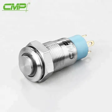 12mm On Off Push Button Switch Red LED