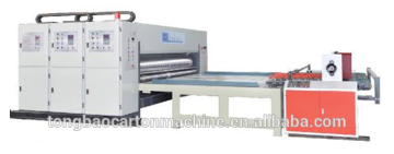 Semi-automatic rotary slotting machine (auto feeder carton box making machine)