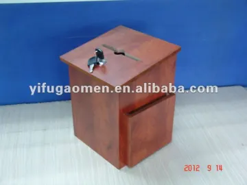 wood box with locks