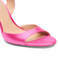 Elegant Satin Thin Heeled Sandals for Women