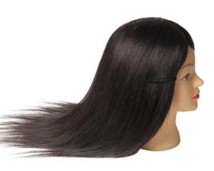 100% Human Hair Training Head Hair Dressing Training Doll Head Mannequin Heads With Real Hair