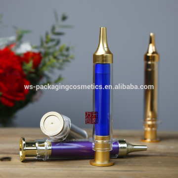 Syringe Packaging Plastic Skin Care 10ml Airless Pump Bottle