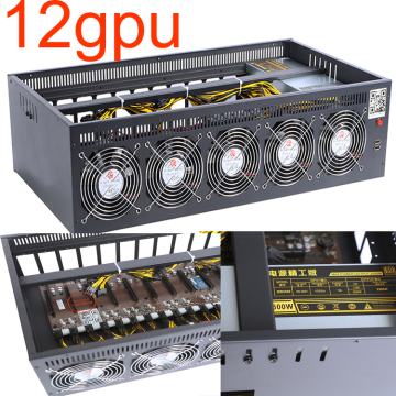 High-Quality PC Components Bundle: HDD, GPU, Motherboard, GPU Rig Frame, 12GPU Case & Onda B250-D12P-D3 Enclosure