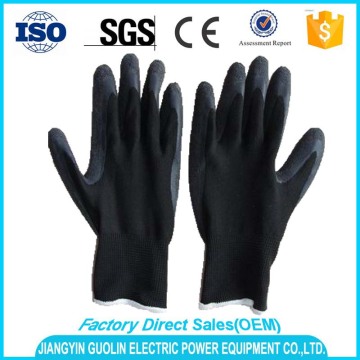 wholesale sandy coated nitrile hand cut resistant gloves with en388