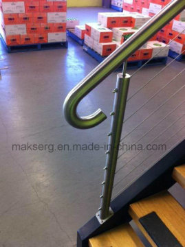 Balustrad Keluli Tahan Karat untuk Penggunaan Luaran dan Dalaman
