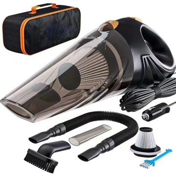 Newest Promotion: 120W Steel Hepa 4800Pa DC12V Portable Car Vacuum Cleaner (Wet & Dry)