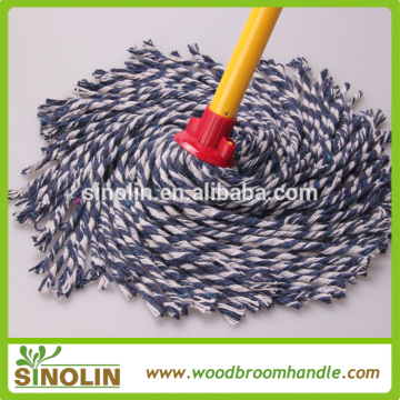 long wooden handle cotton mop