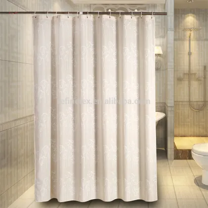 Water-proof shower curtain, five star hotel used shower curtain