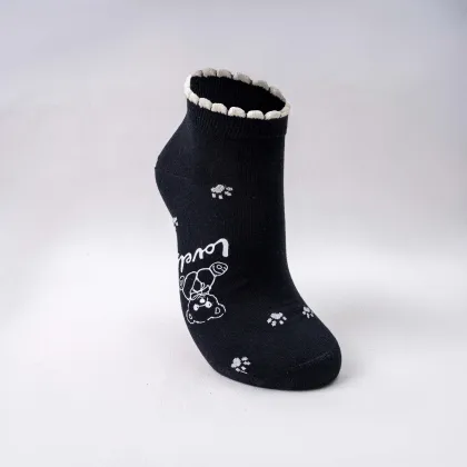 Women's Heat transfer sticker short socks