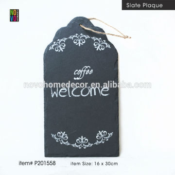 Decorative slate plaque with sayings
