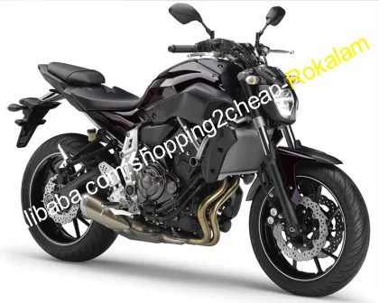 MT07 Motorcycle Parts Fairings for Yamaha MT-07 2012-2017 Black ABS Fairing Kit